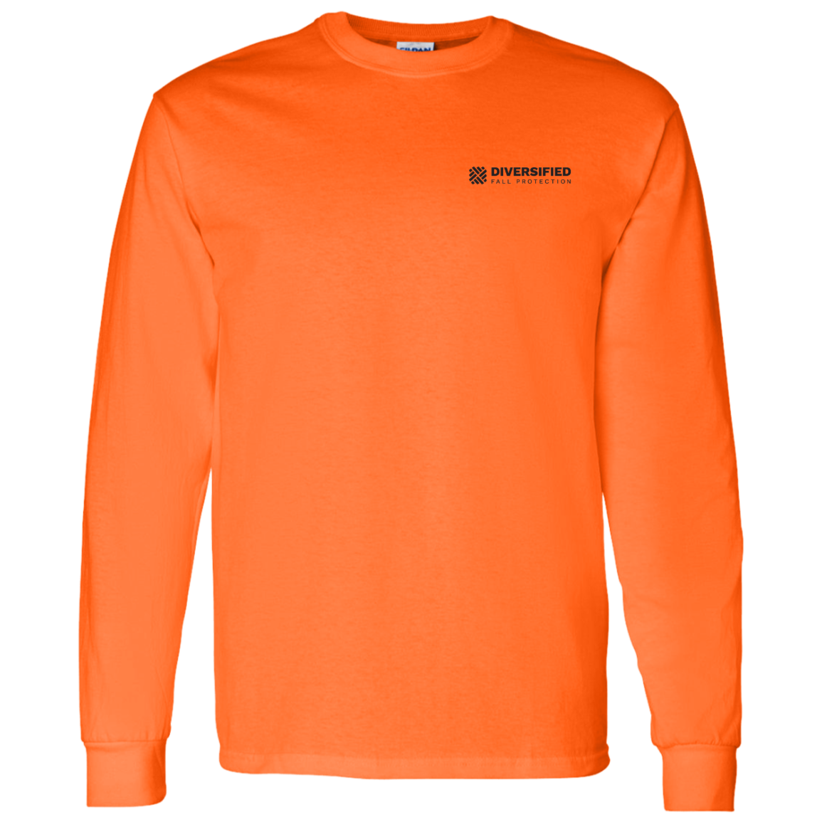 Safety Orange Long Sleeve T-Shirt 5.3 oz. – Diversified Fall