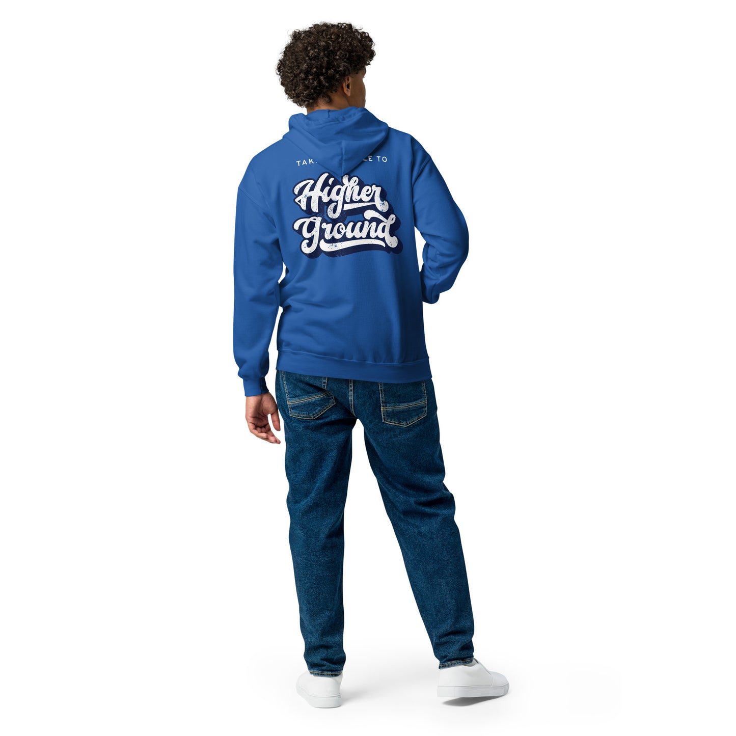 Take people to higher ground unisex heavy blend zip hoodie
