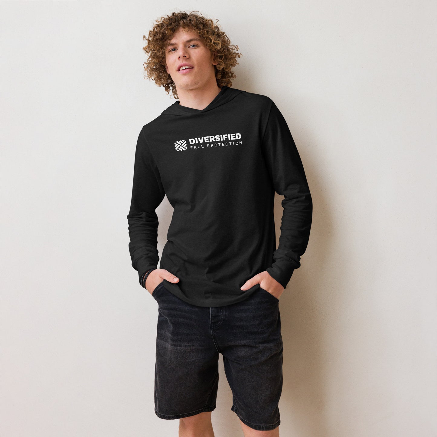 Unisex Bella Canvas DFP Logo Hooded long-sleeve