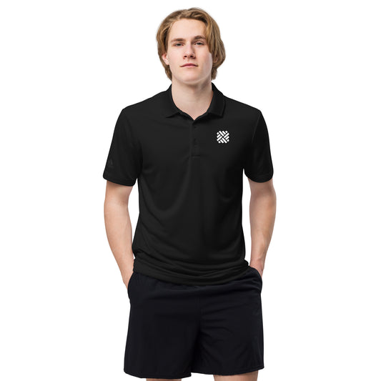 DFP Icon Black adidas Premium Polo Shirt