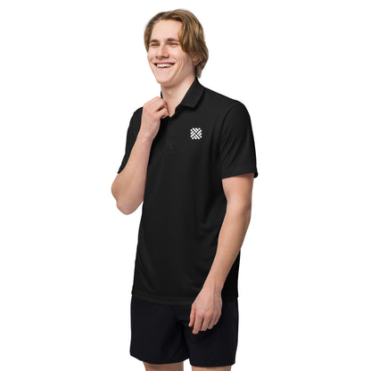 DFP Icon Black adidas Premium Polo Shirt