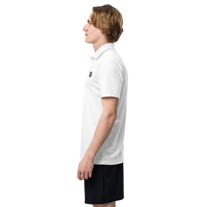 DFP Icon White adidas Premium Polo Shirt