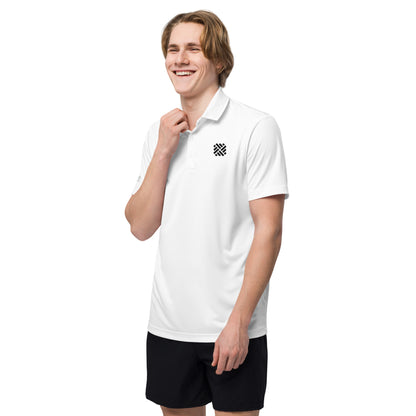 DFP Icon White adidas Premium Polo Shirt