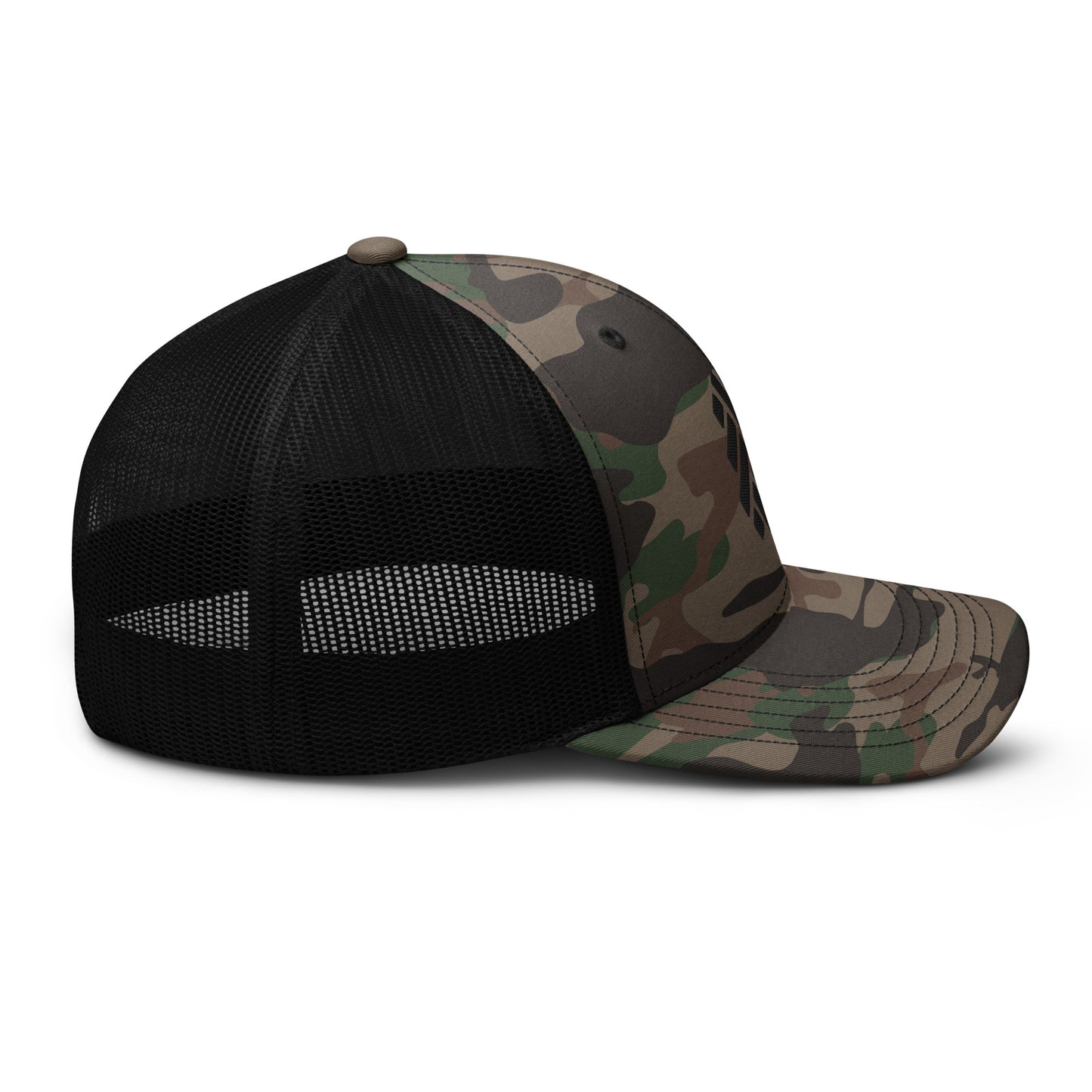 DFP icon camouflage trucker hat