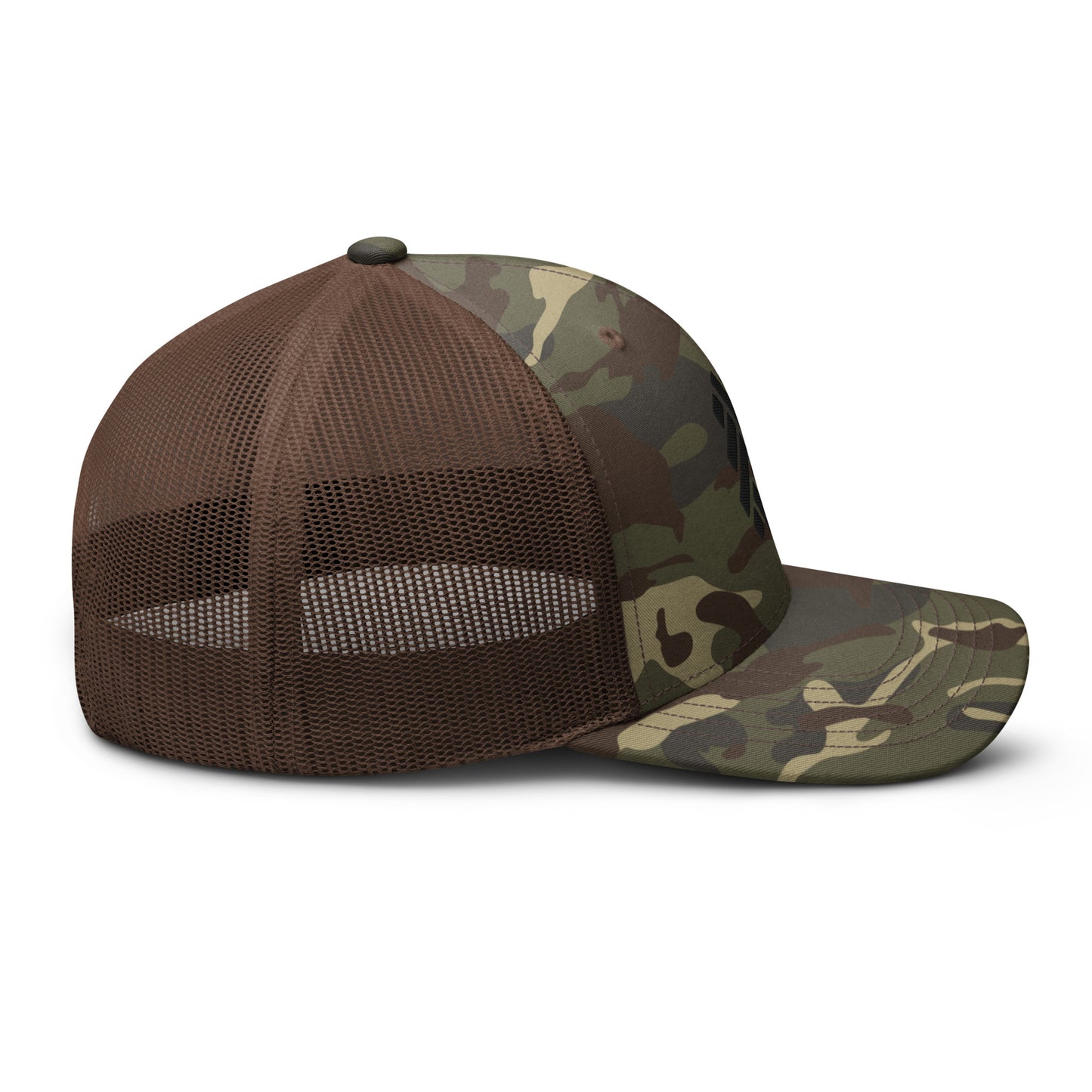 DFP icon camouflage trucker hat