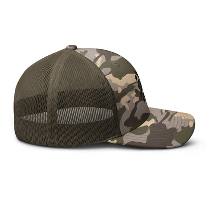 DFP icon camouflage trucker hat