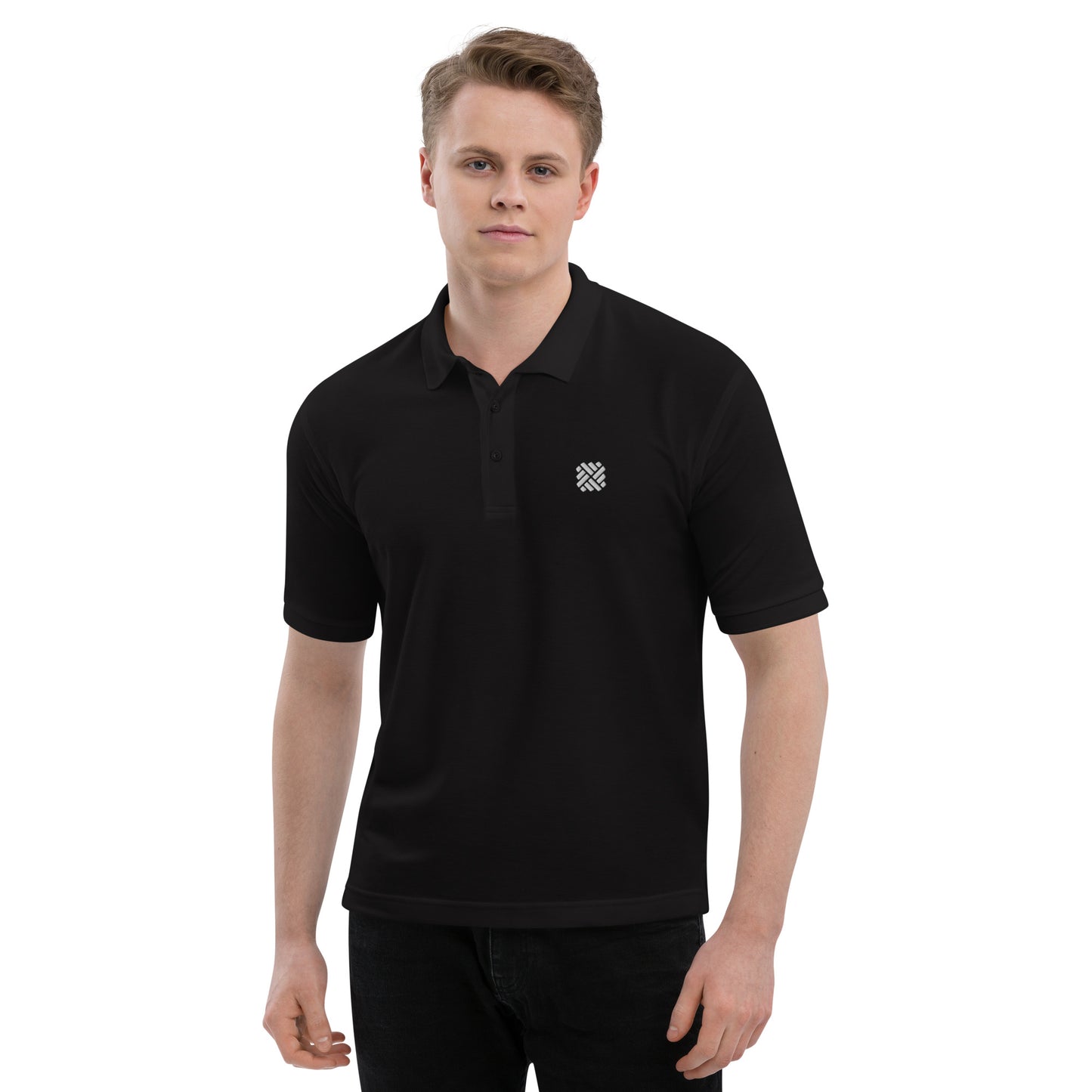 DFP White Icon Economy Polo - 4 colors