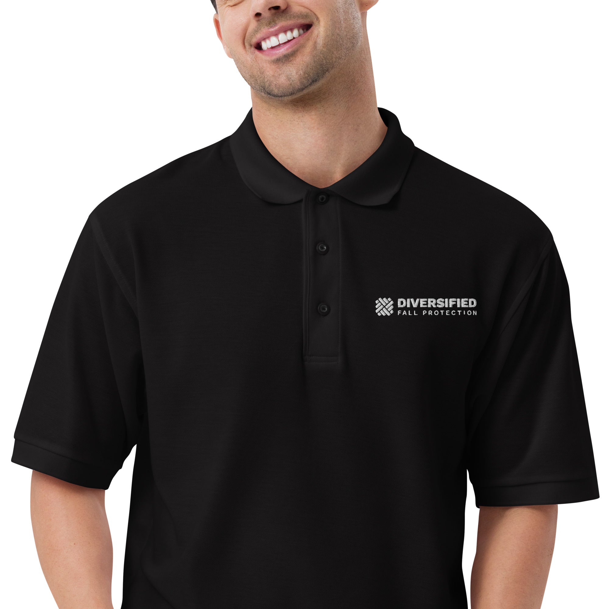 DFP Full Logo Men's Premium Polo - 3 colors – Diversified Fall ...