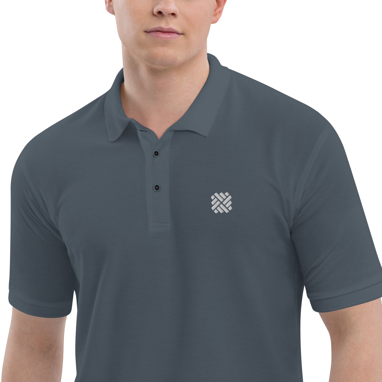 DFP White Icon Economy Polo - 4 colors