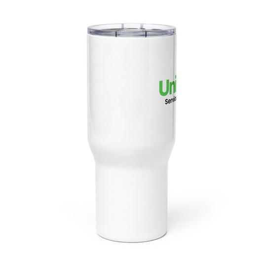 USC travel mug with a handle