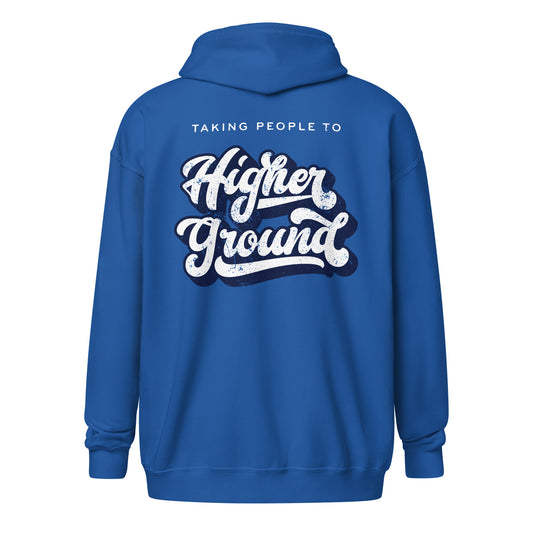 Take people to higher ground unisex heavy blend zip hoodie