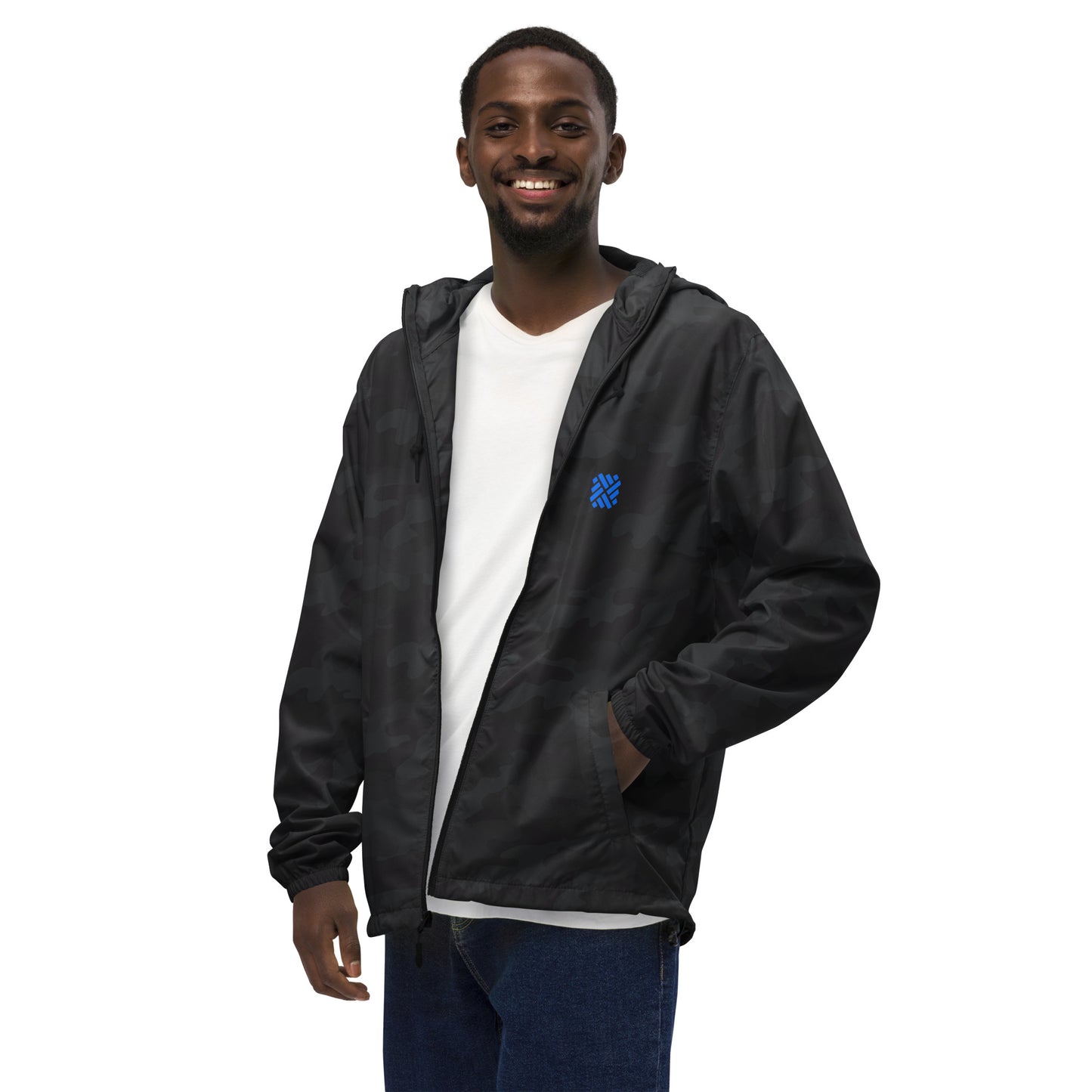 Icon Front, Logo Back - lightweight windbreaker - 6 colors