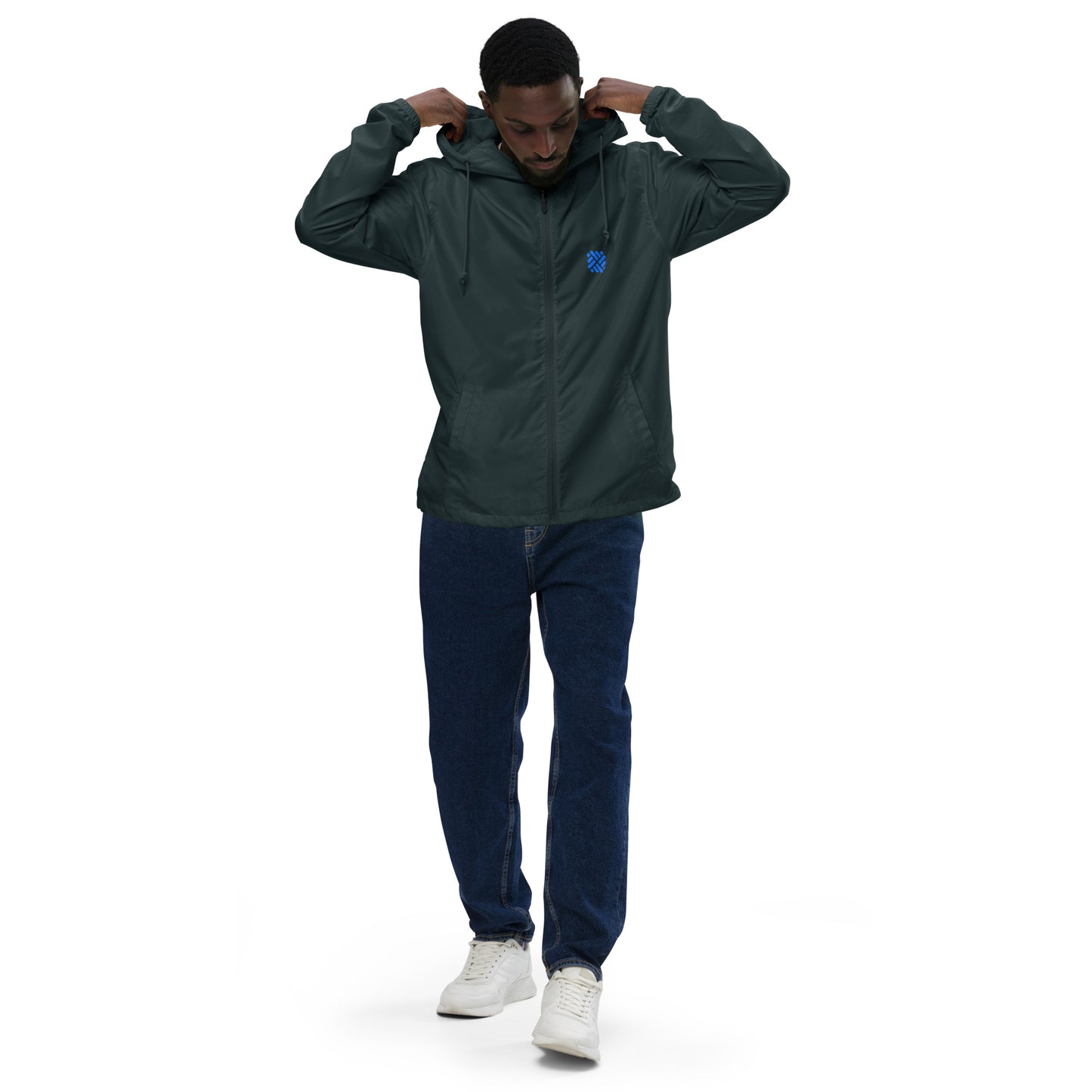 Icon Front, Logo Back - lightweight windbreaker - 6 colors