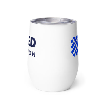 DFP Logo Wine tumbler - 12oz