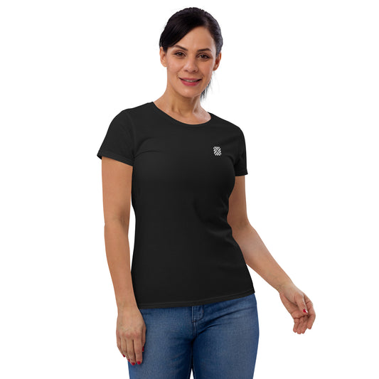 Women's short sleeve t-shirt - embroidered icon